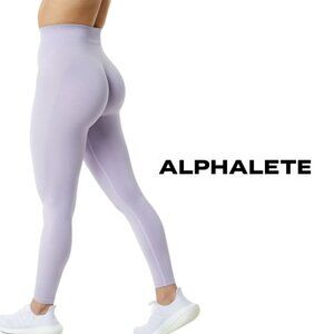 Alphalete AMPLIFY LEGGING Lavender Purple - Size Large